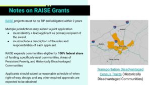 Notes on RAISE Grants slide