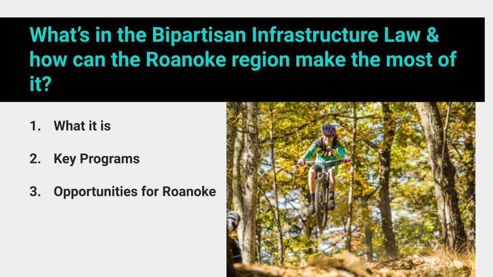 Title Slide of presentation on Bipartisan Infrastructure Law