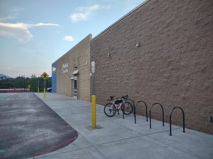 Bike Parking at Fallon Walmart