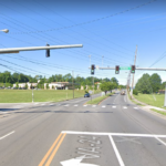 Crosswalk between Fallon Park and Walmart