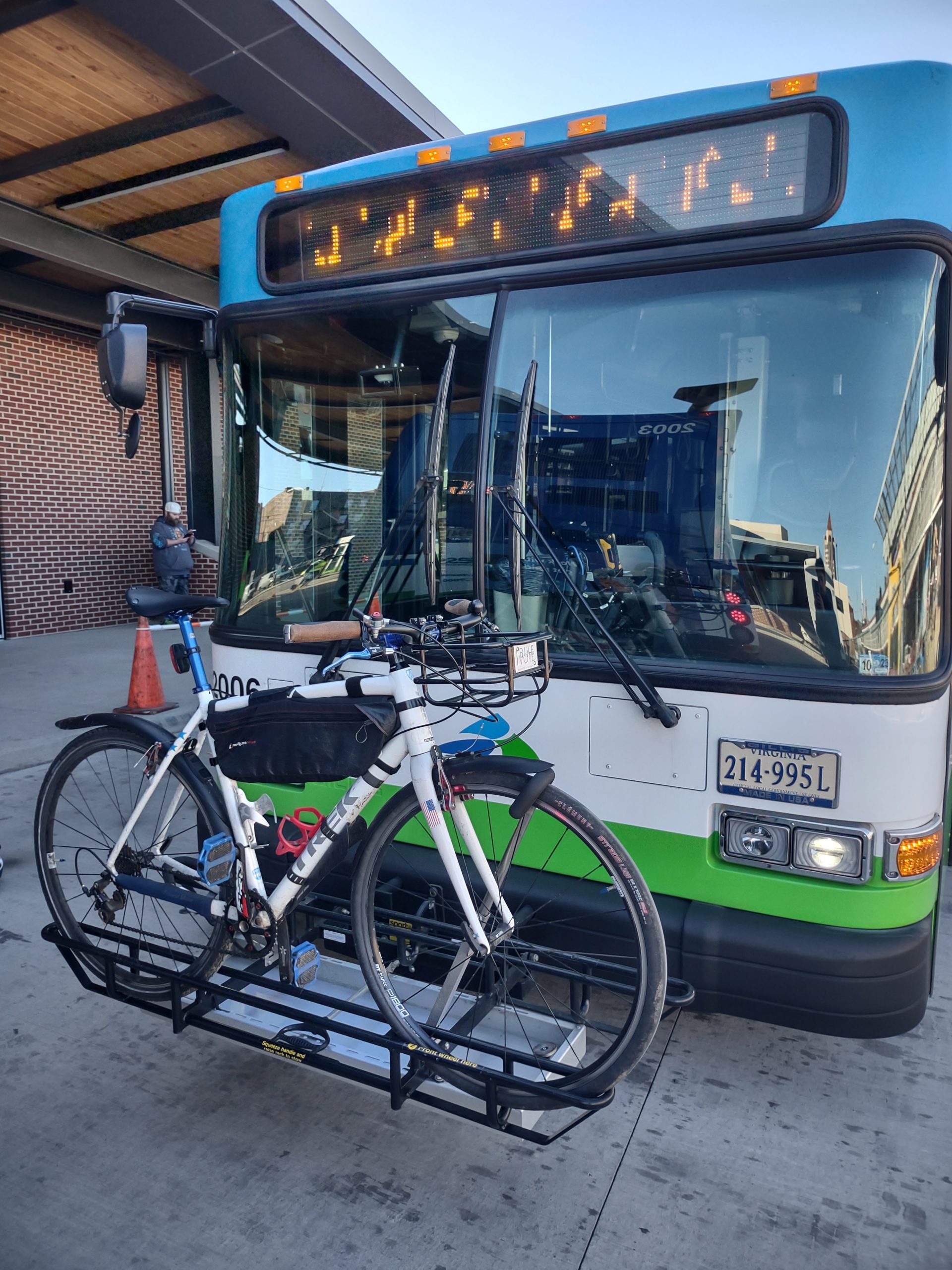 Bike on front of Valley Metro bus